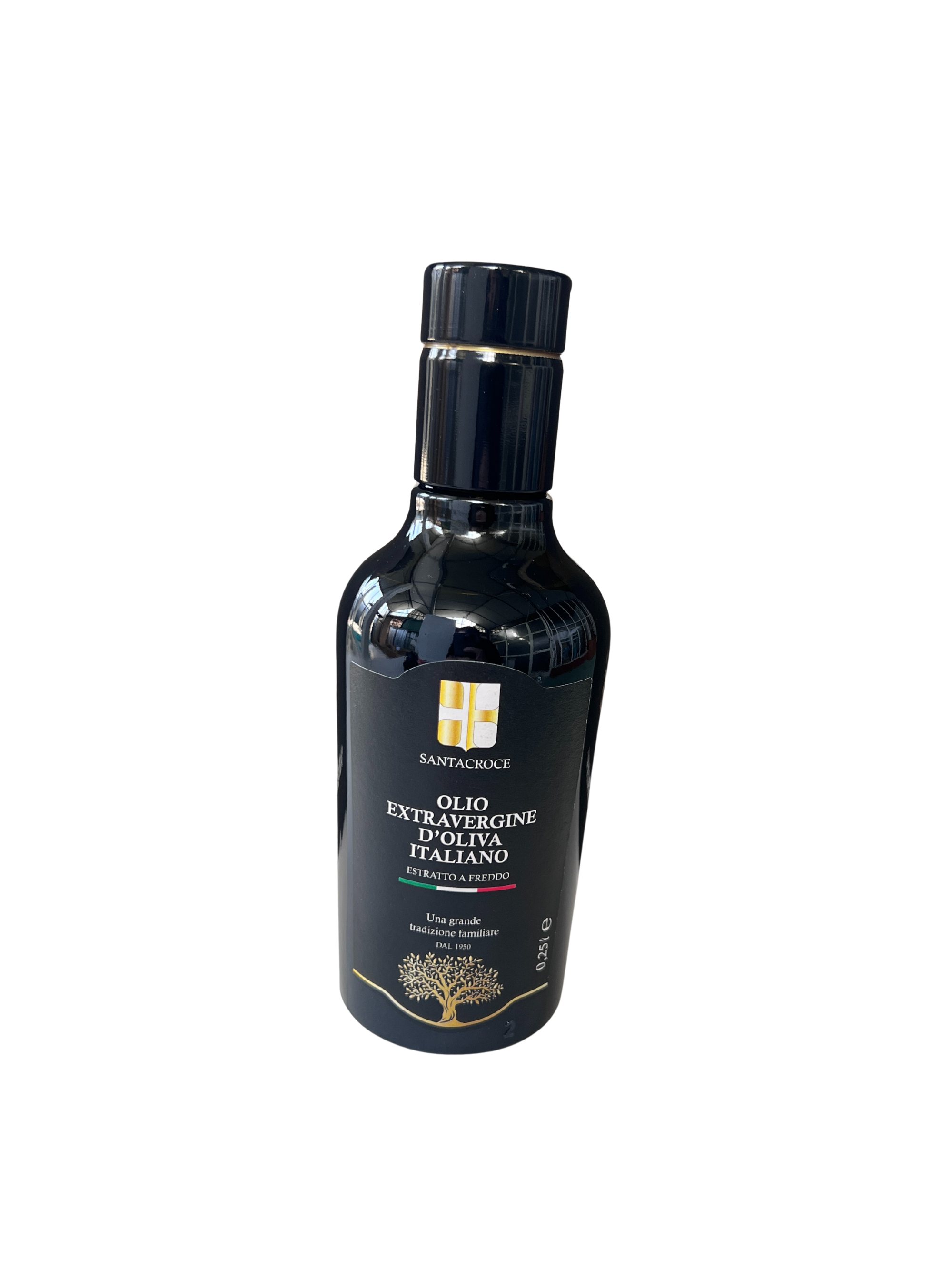 Olio Extravergine di Oliva Santacroce – Bottiglia da 250ml (Confezione da 12)