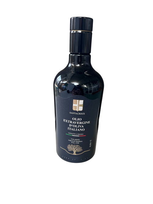 Olio Extravergine di Oliva Santacroce – Bottiglia da 500ml (Confezione da 6)
