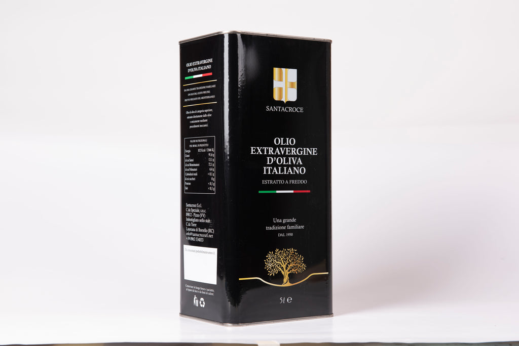 Olio Extravergine di Oliva Santacroce – Latta da 5 Litri